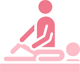 体位変換をしているアイコン
